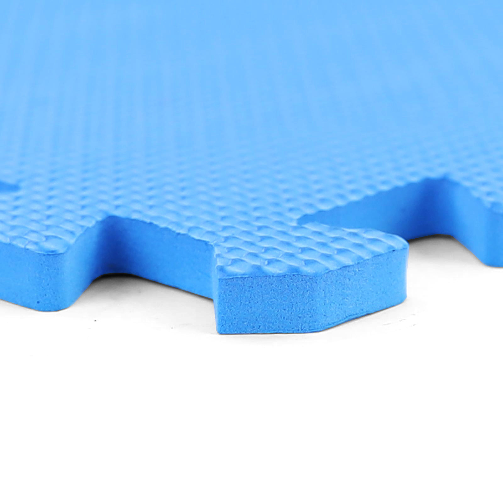 Sportvloer fitnessapparatuur - 50 x 50 cm - 8 stuks - blauw