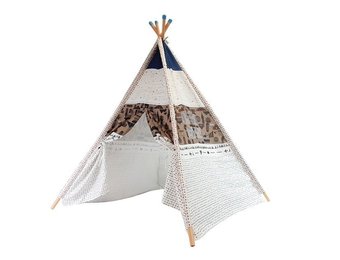tipi speeltent - dinosaurussen afwerking - 120x145 cm