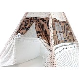 tipi speeltent - dinosaurussen afwerking - 120x145 cm