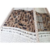 tipi speeltent - dinosaurussen afwerking - 120x145 cm