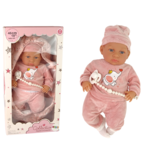 Babypop - 46 cm - fopspeen - rose