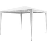 Luxe partytent - 3x3 meter - met wand & dakbekleding - wit