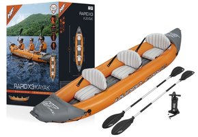 Bestway - opblaasbare kano - 381x100 cm - oranje