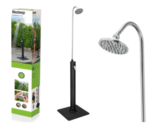 Bestway -  tuindouche - verstelbare watertemperatuur - zwart