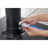 Bestway -  tuindouche - verstelbare watertemperatuur - zwart