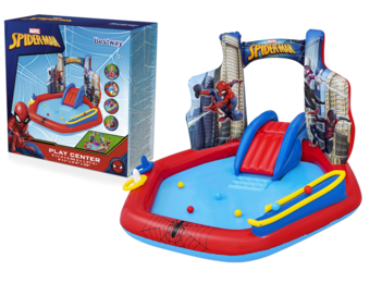 Bestway - opblaasbare peuterbad - waterfontein - 211x206x127cm