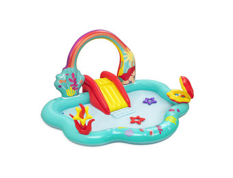 Bestway - opblaasbare peuterbad - waterfontein - 221x193x117cm