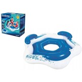 Bestway opblaasbare zwemband - rugleuning - 199x176 cm - blauw