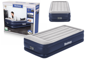 Bestway - luchtbed met ingebouwde pomp - 191x97x46 cm - blauw