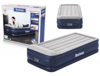 Bestway - luchtbed met ingebouwde pomp - 191x97x46 cm - blauw