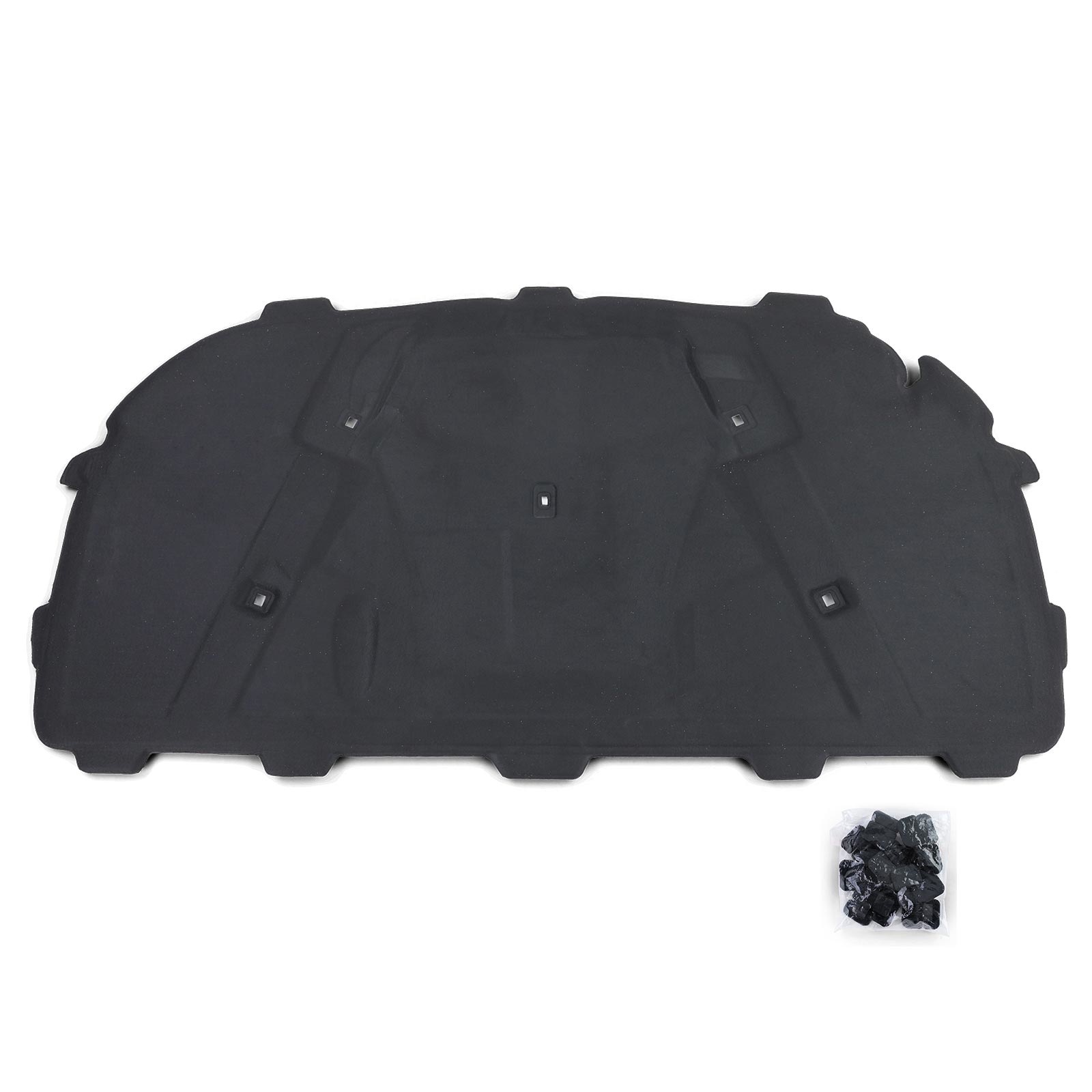 Isolatiemat motorkap met clips voor Audi A4 B8 Sedan Avant 07-15