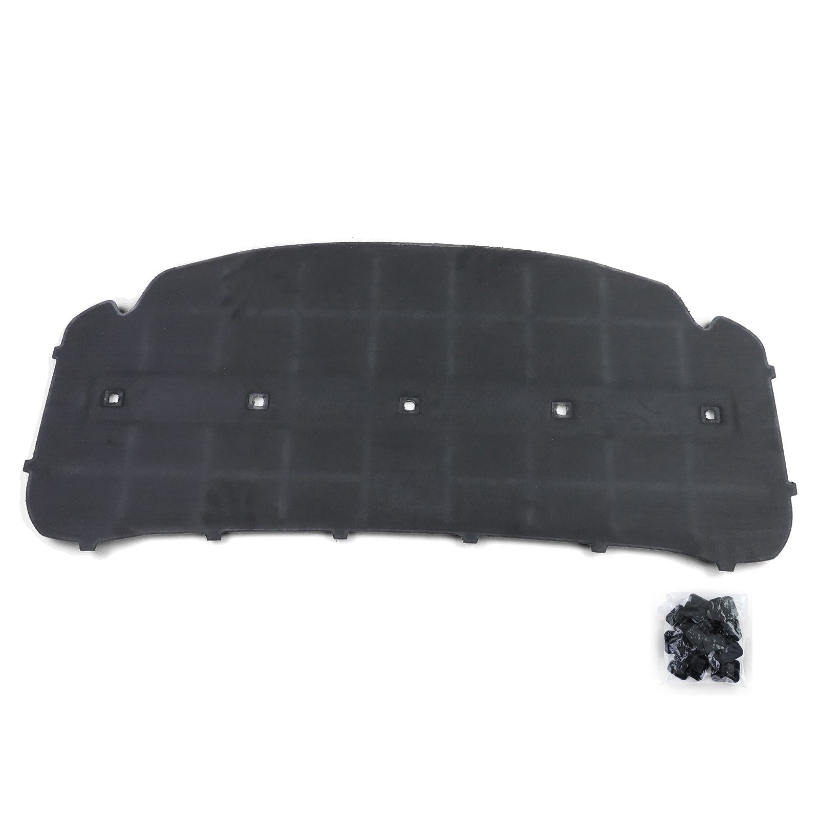 Isolatiemat motorkap met clips geschikt voor VW Touran 1T1 1T2 Caddy 2K 2C 03—08