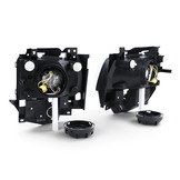 Koplampen H4 zwart rook paar geschikt voor VW Bus T4 Caravelle Multivan 96-03