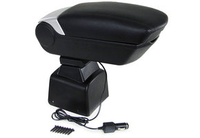 Armsteun middenconsole Exclusief met opbergvak en 2x USB voor Dacia Logan 04-12