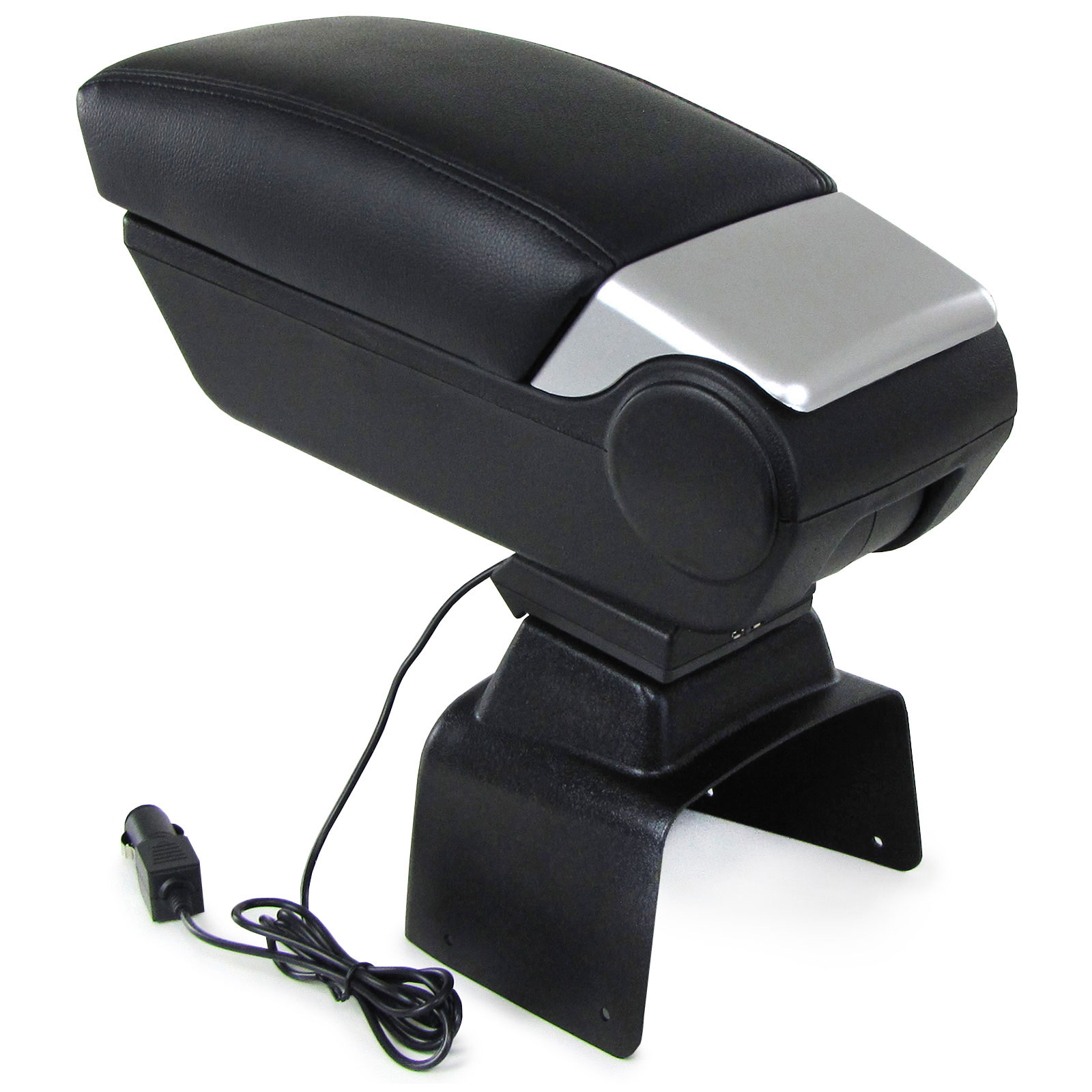 Armsteun middenconsole Exclusief met opbergvak en 2x USB voor Dacia Logan 04-12