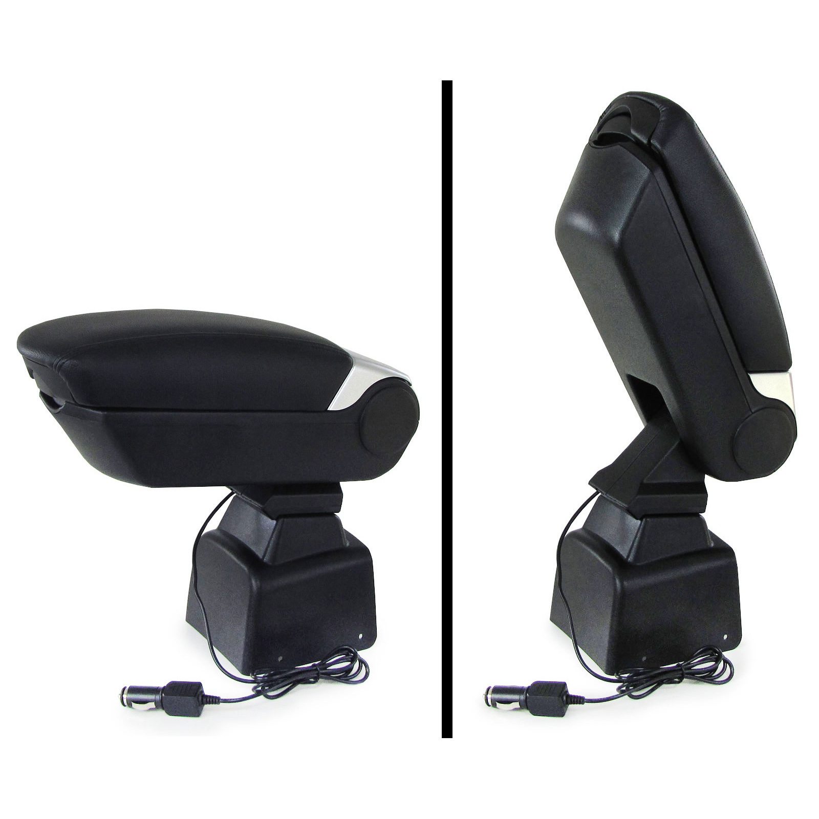 Armsteun middenconsole Exclusief met opbergvak en 2x USB voor Dacia Logan 04-12