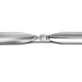 Aluminium veerpootbrug gepolijst geschikt voor Opel Astra H 04-10 Sedan Carvan GTC TwinTop