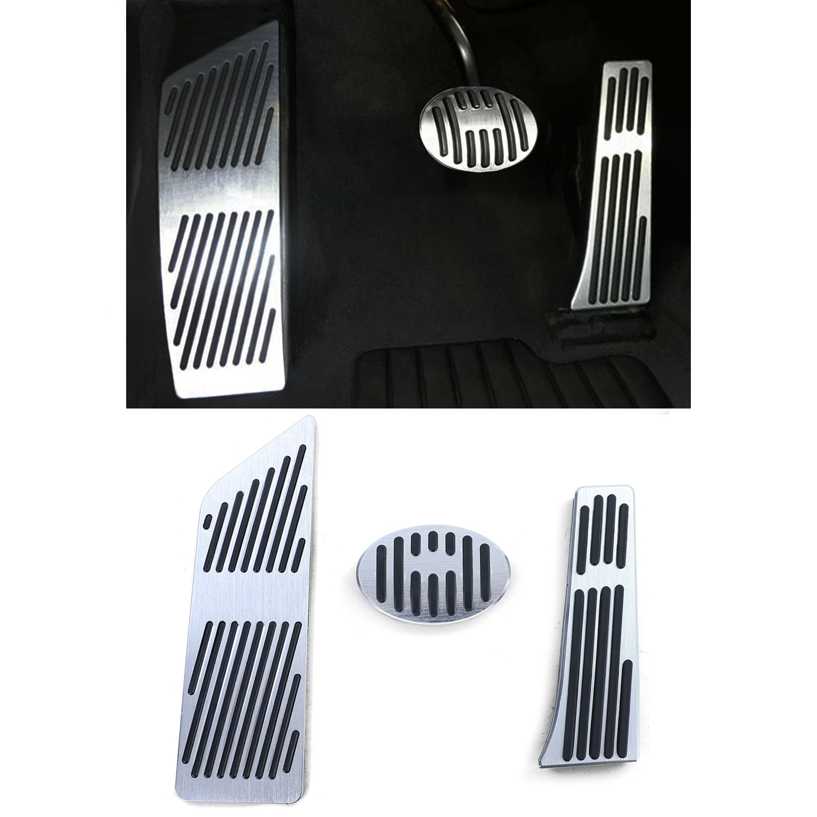 Aluminium performance pedaalset geschikt voor BMW 2-serie F22 F23 automaat 13-21