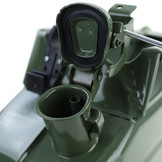 10L metalen jerrycan benzine diesel reserve met vulhals Groen