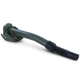 10L metalen jerrycan benzine diesel reserve met vulhals Groen