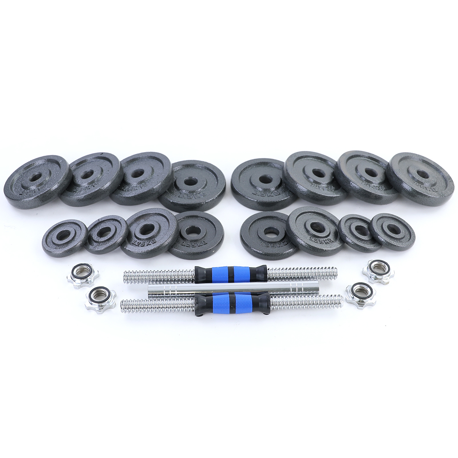 30 kg professionele dumbbell halterset gietijzer voor krachttraining fitness gym