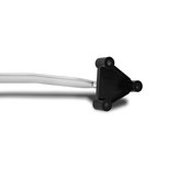 Aluminium veerpootbrug gepolijst passend voor BMW 5 serie F10 F11 F18 4 en 6 cil vanaf 10