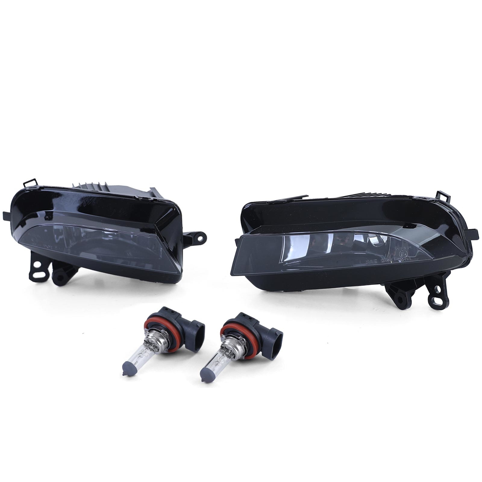 Mistlampen H8 zwart smoke paar geschikt voor Audi A5 8T 8F 11-17