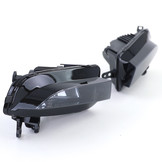 Mistlampen H8 zwart smoke paar passend voor Audi A5 8T 8F 11-17