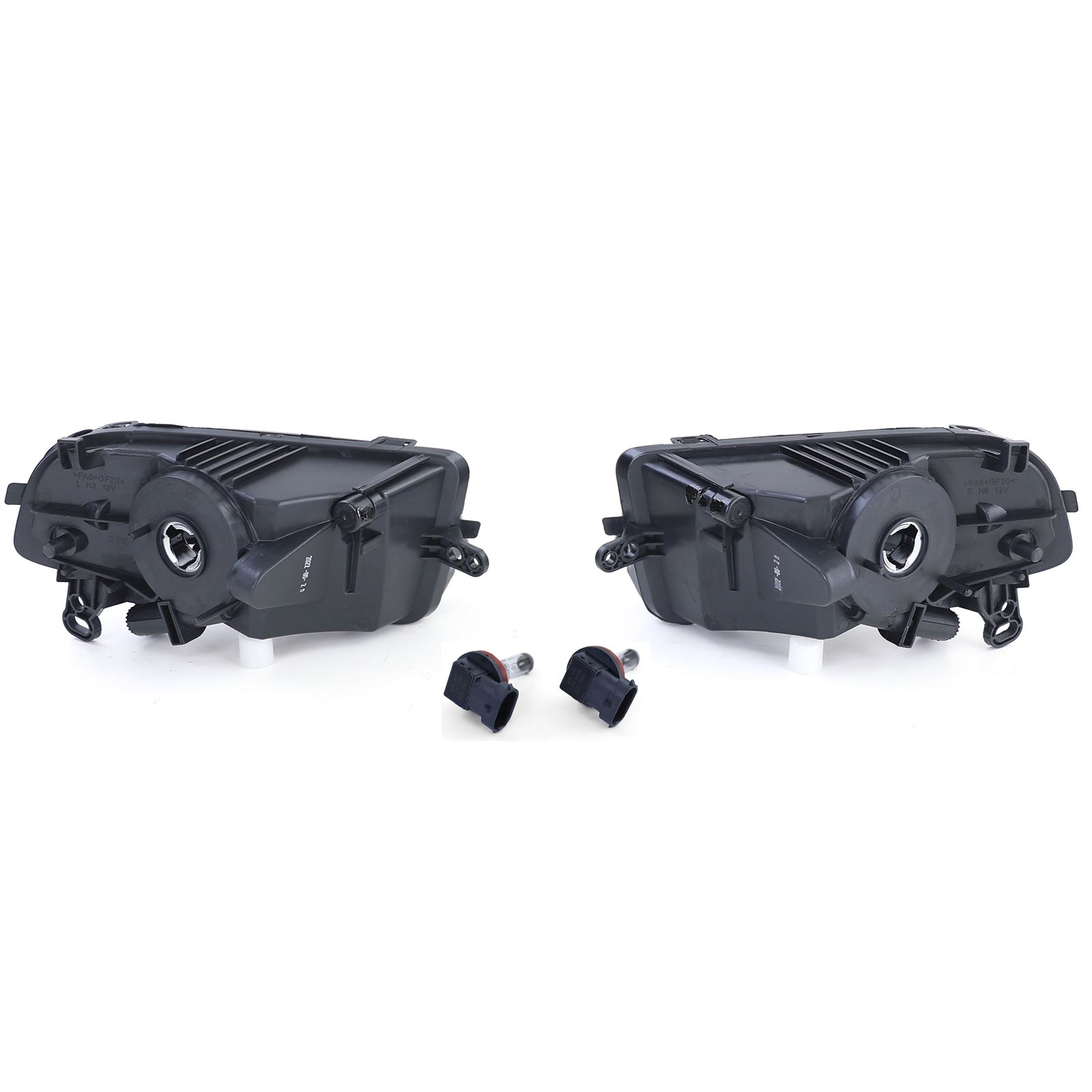 Mistlampen H8 zwart smoke paar passend voor Audi A5 8T 8F 11-17