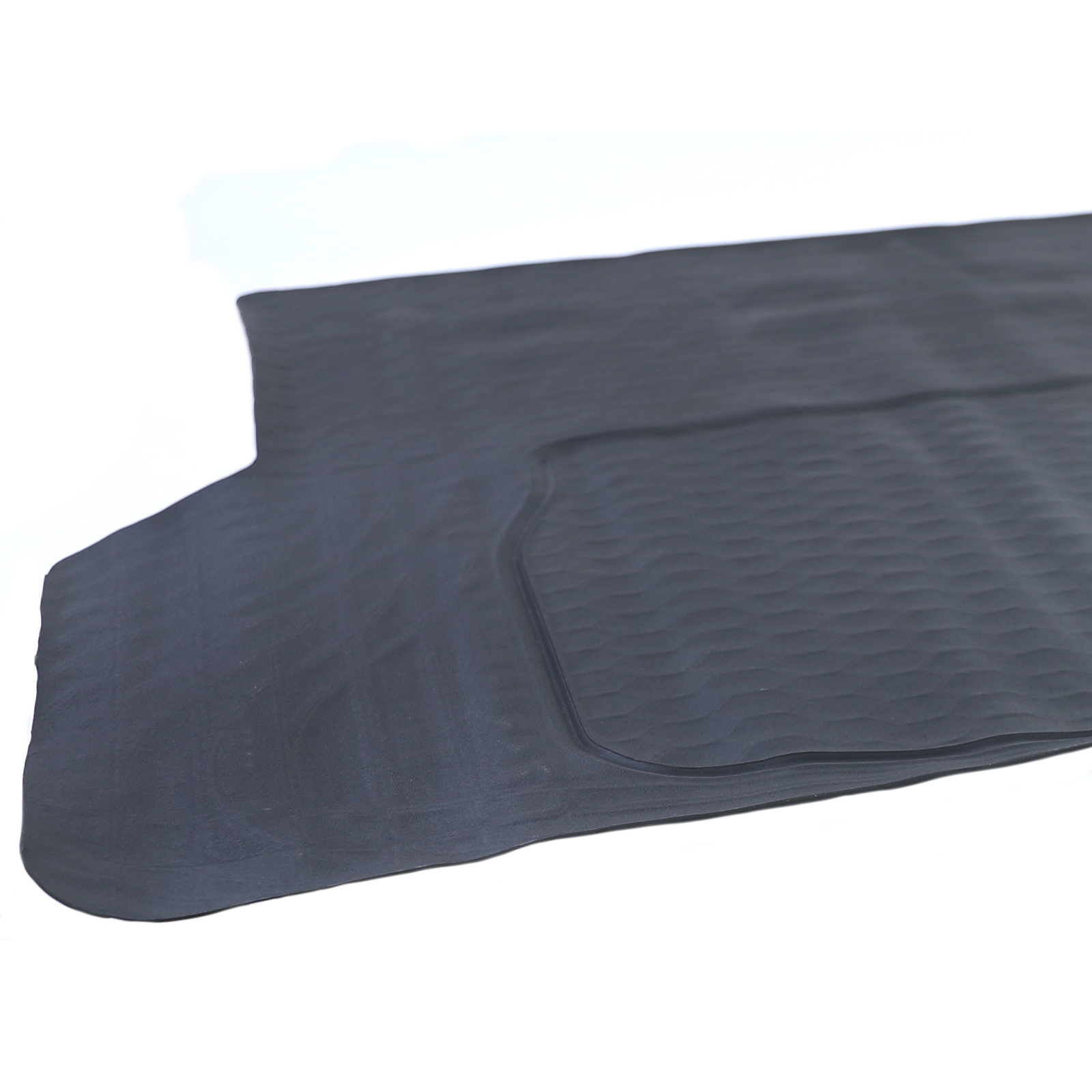 Kofferbakmat PVC Rubber Bescherming Universeel Op Maat Zwart 108x140cm