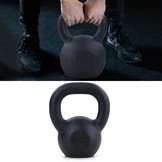 8 kg premium gietijzeren kettlebell swing dumbbell zwart