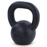 8 kg premium gietijzeren kettlebell swing dumbbell zwart