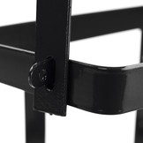 Jerrycanhouder Zwarte jerrycanhouder voor 20L metalen jerrycan, afsluitbaar