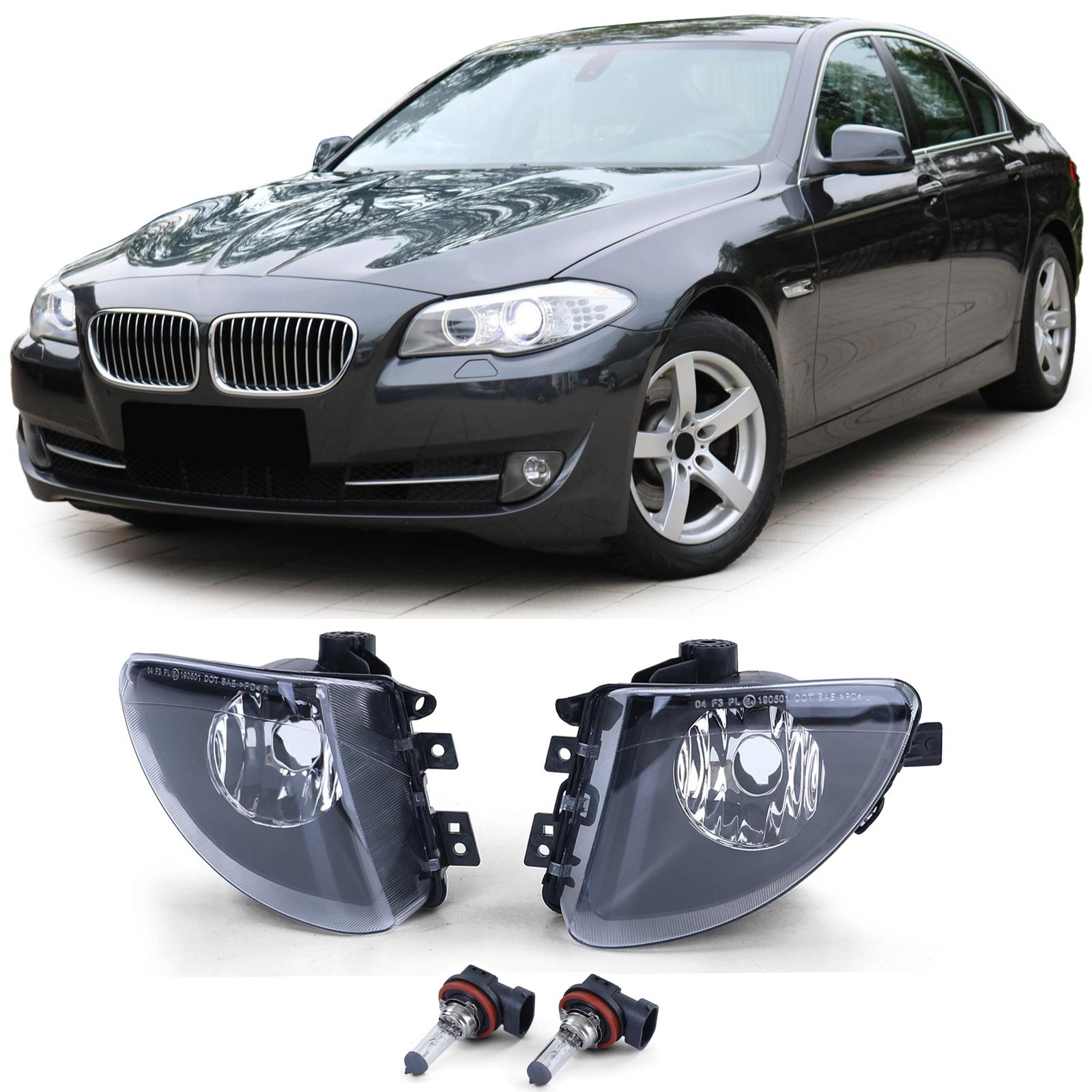 Mistlampen H8 rechts links paar passend voor 5 Serie BMW F10 F11 10-13