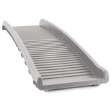 Auto hondenloopplank instaphulp antislip opvouwbaar grijs 155x40cm tot 90kg