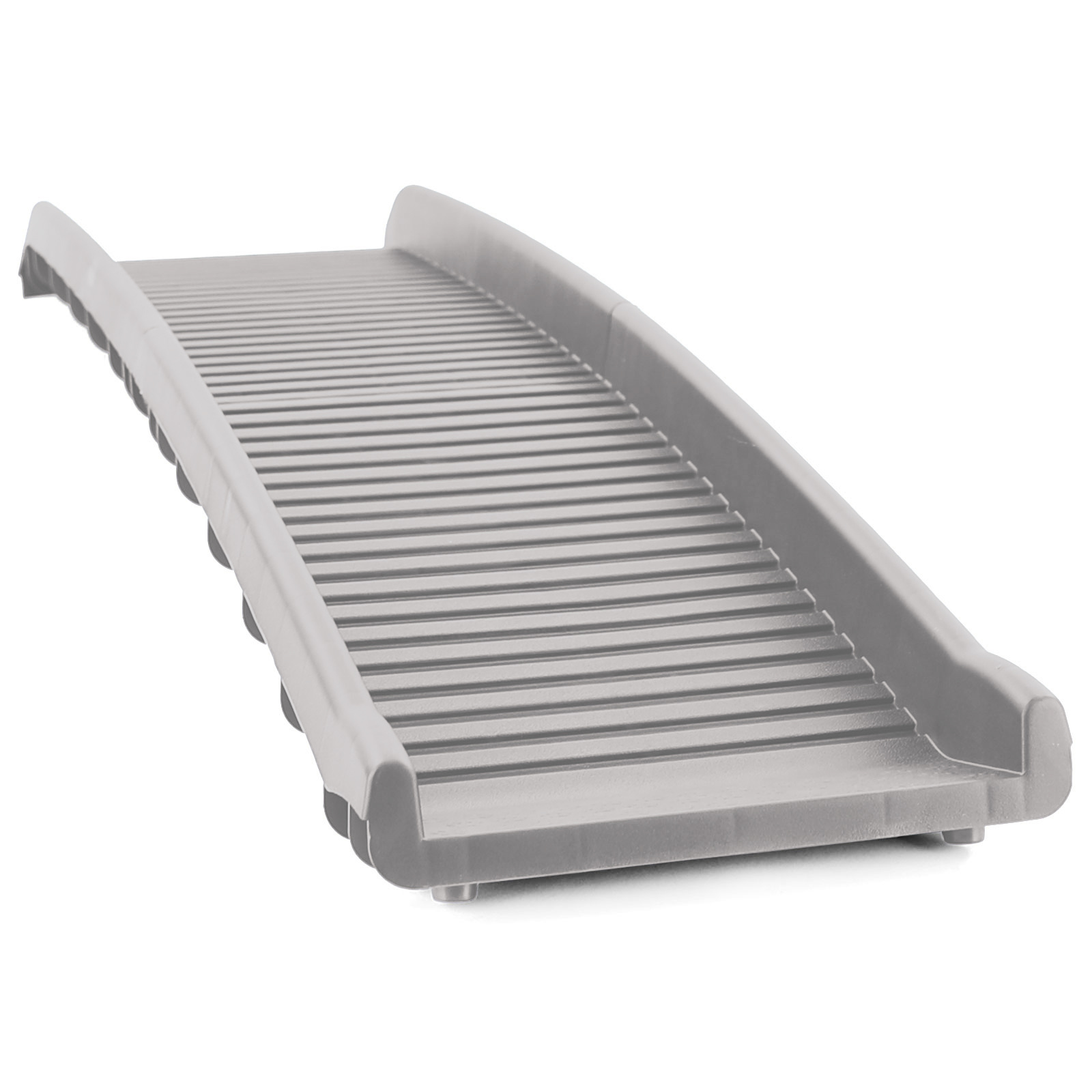 Auto hondenloopplank instaphulp antislip opvouwbaar grijs 155x40cm tot 90kg