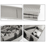 Auto hondenloopplank instaphulp antislip opvouwbaar grijs 155x40cm tot 90kg