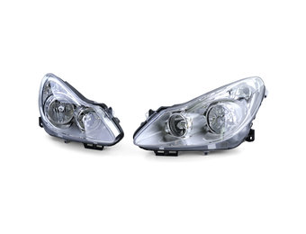 Koplampen H1 H7 paar Links Rechts voor Opel Corsa D 06-11
