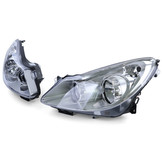 Koplampen H1 H7 paar Links Rechts geschikt voor Opel Corsa D 06-11