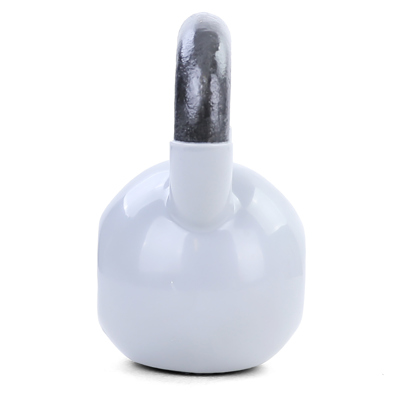 16kg Kettlebell Kettlebell Swing Bar Gietijzer Zwart Vinyl Grijs