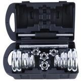 20 kg professionele dumbbell halterset chroom gietijzer