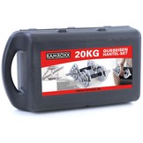 20 kg professionele dumbbell halterset chroom gietijzer