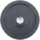 20kg 2x10kg Olympische Halterschijven Gietijzer Zwart 50mm