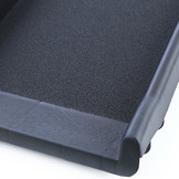 Auto hondenloopplank instaphulp antislip opvouwbaar zwart 155x40cm tot 90kg