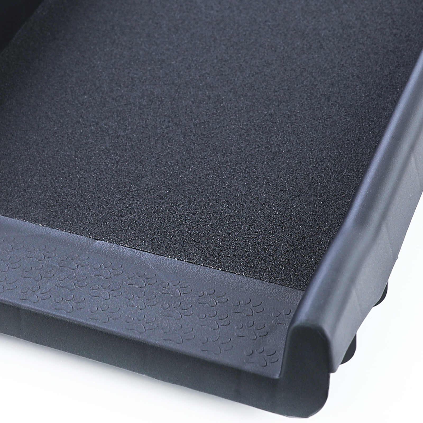 Auto hondenloopplank instaphulp antislip opvouwbaar zwart 155x40cm tot 90kg