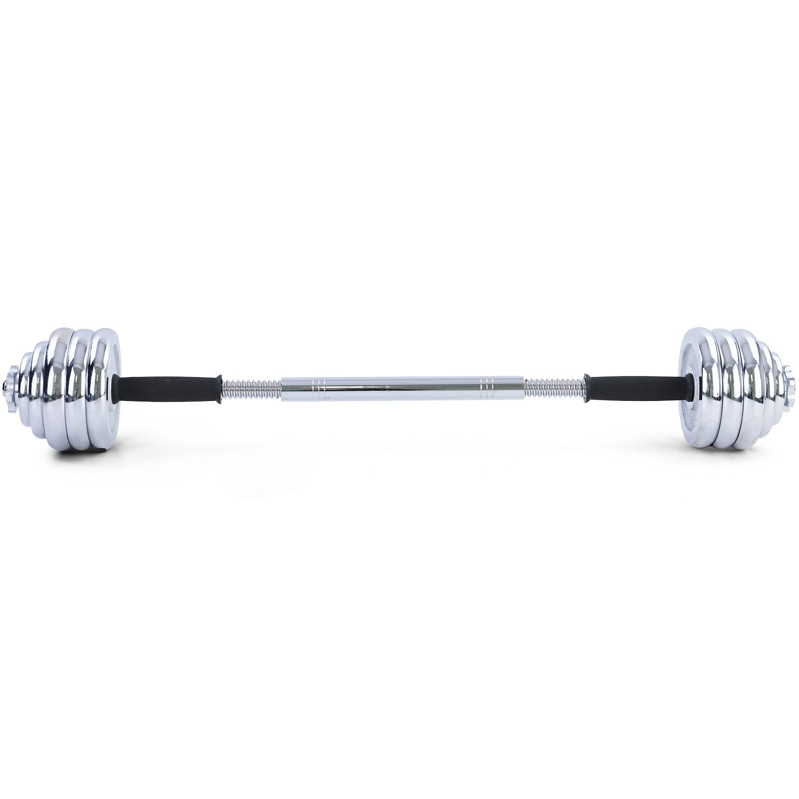 30 kg professionele dumbbell halterset chroom gietijzer