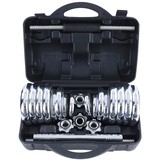 30 kg professionele dumbbell halterset chroom gietijzer