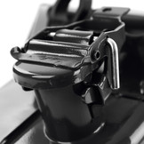 10L metalen jerrycan benzine diesel reserve met zwarte vulhals