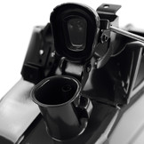 10L metalen jerrycan benzine diesel reserve met zwarte vulhals