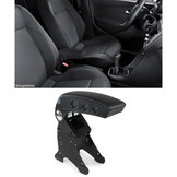 Armsteun middenconsole Race met opbergvak opklapbaar zwart carbon universeel